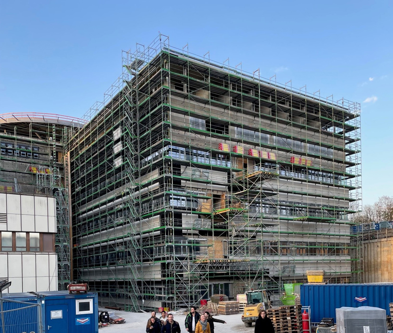 06.04.2023 – Baustellenbegehung des Erweiterungsbaus der München Klinik Bogenhausen