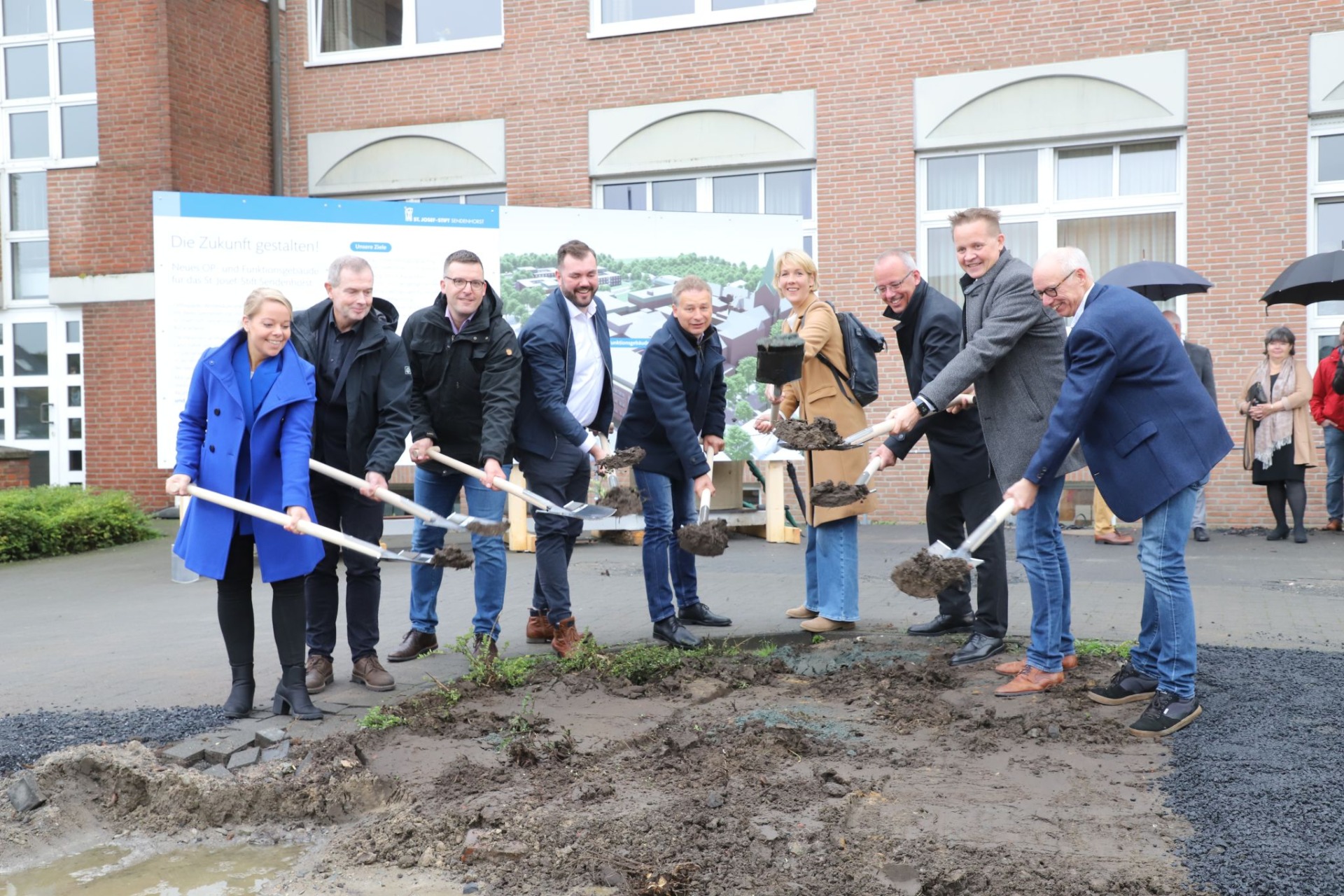 10.10.2024 – Spatenstich OP- und Funktionsgebäude St. Josef-Stift Sendenhorst